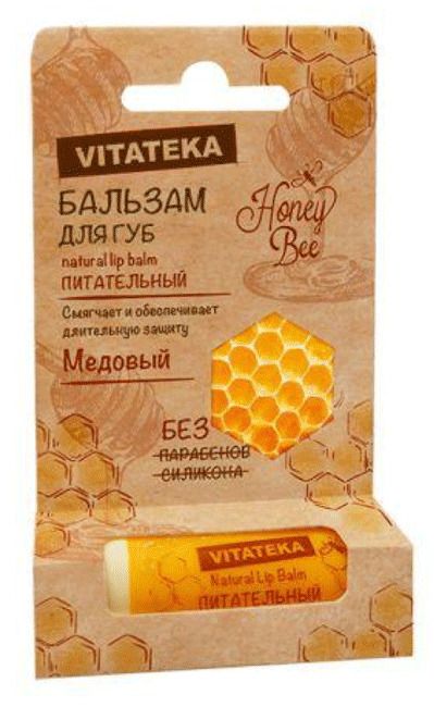 фото упаковки Витатека Бальзам для губ медовый