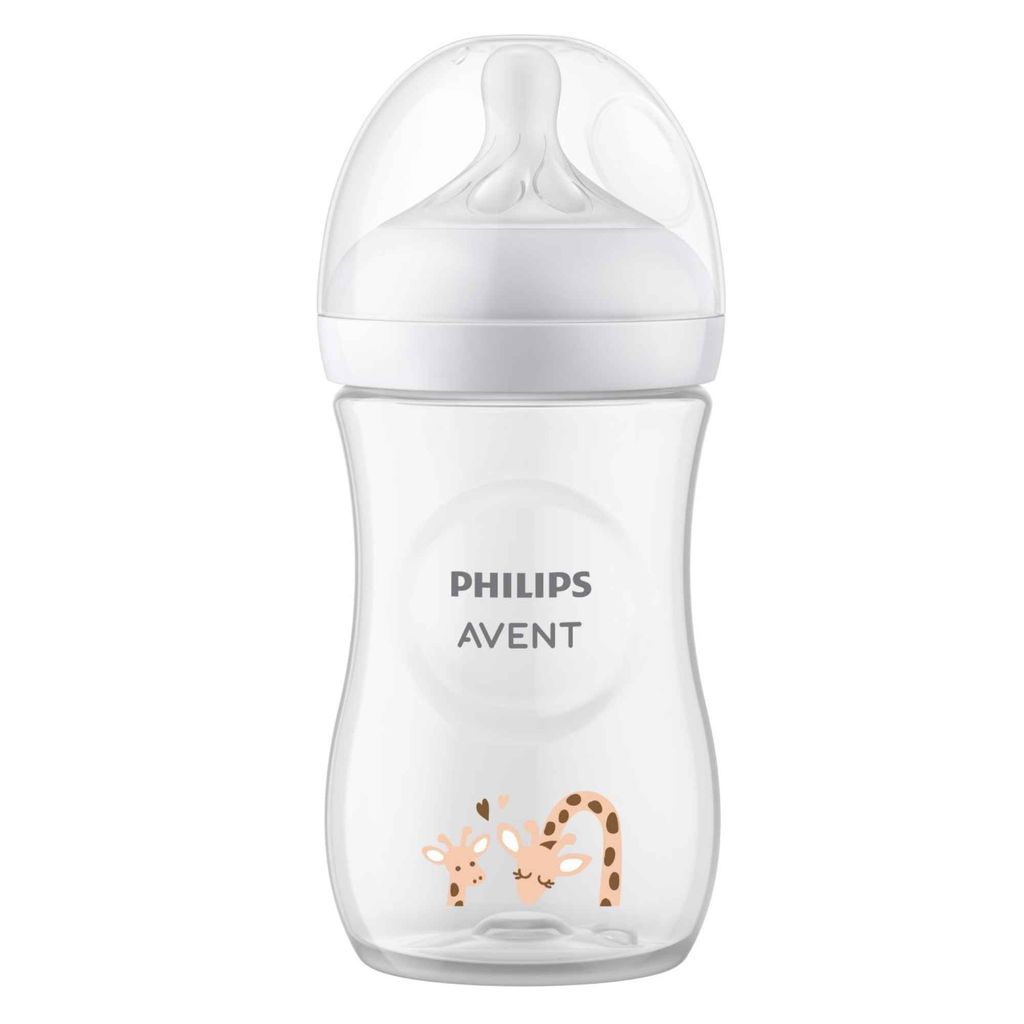 фото упаковки Philips Avent Бутылочка с силиконовой соской Natural Response 1m+