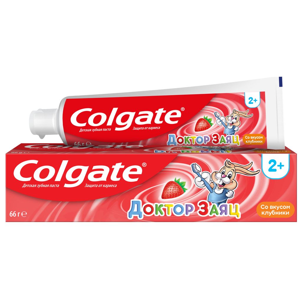 фото упаковки Colgate Доктор Заяц детская зубная паста