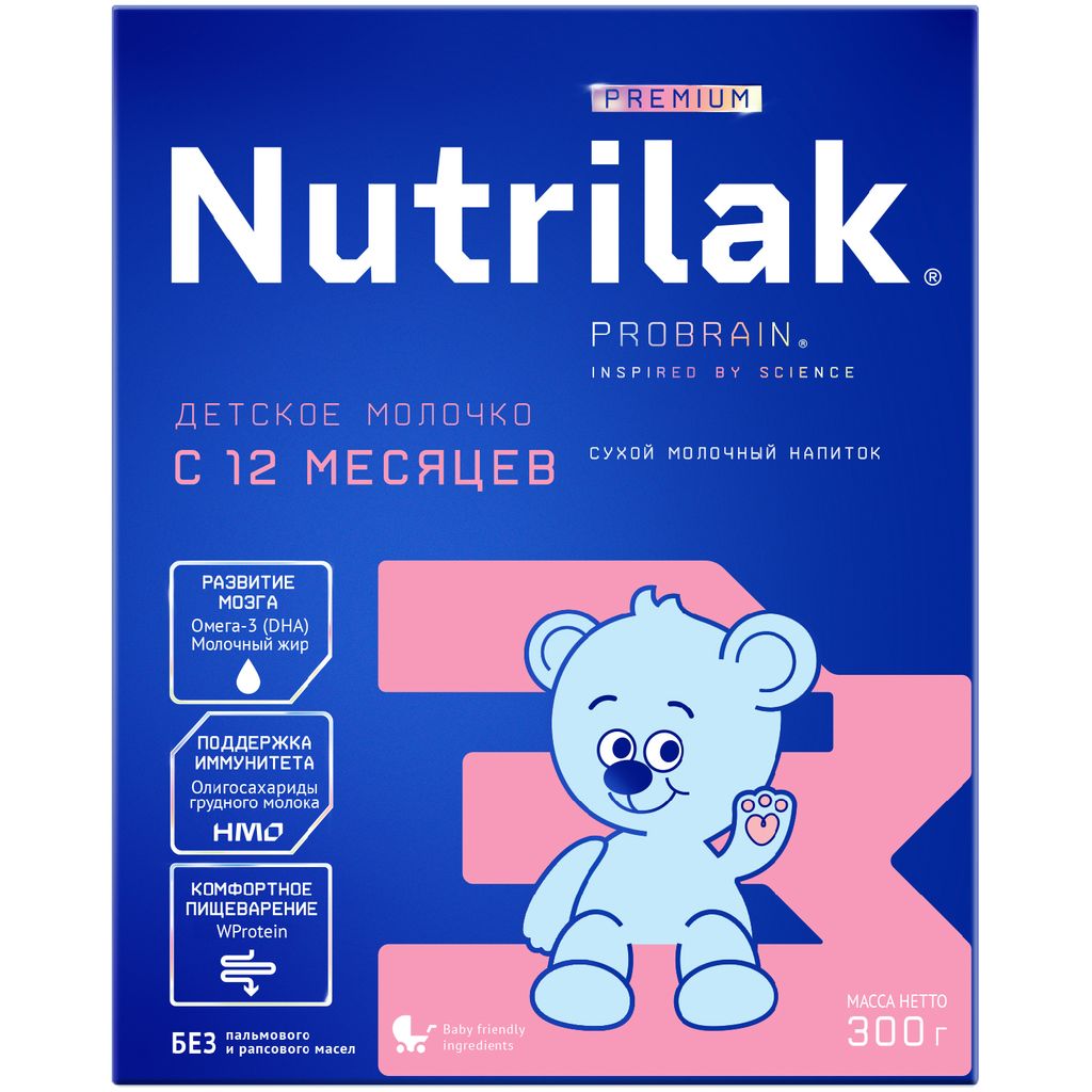 фото упаковки Nutrilak Premium 3 Детский сухой молочный напиток