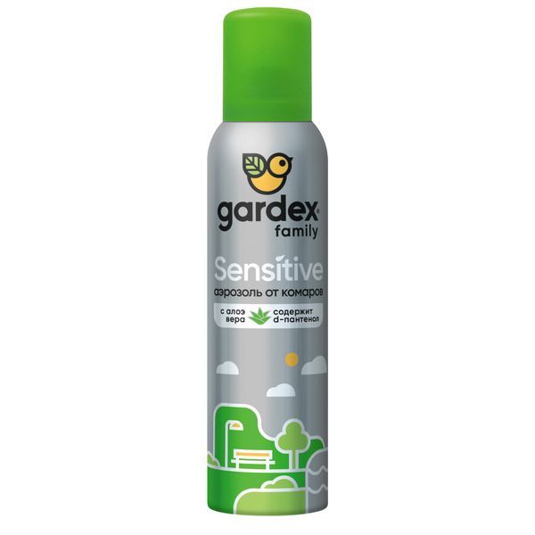 фото упаковки Gardex Family Sensitive Аэрозоль от комаров
