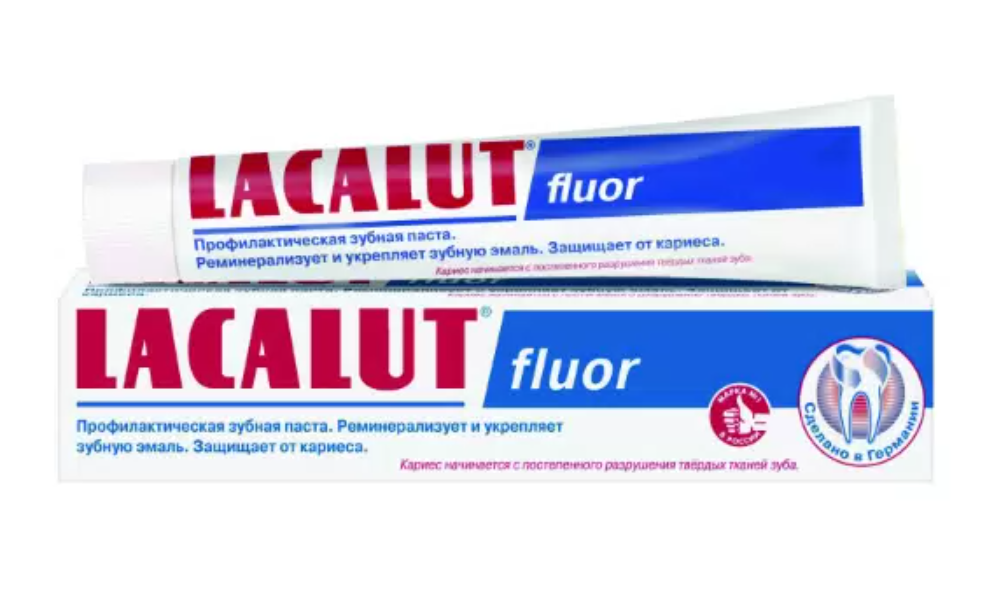 фото упаковки Lacalut Fluor зубная паста