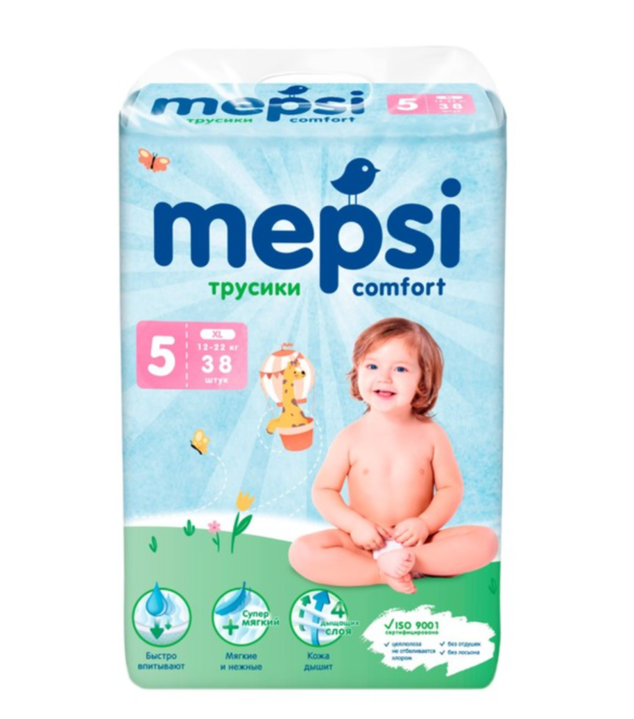 фото упаковки Mepsi Comfort Подгузники-трусики детские