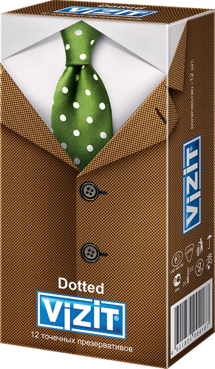 фото упаковки Презервативы Vizit Dotted