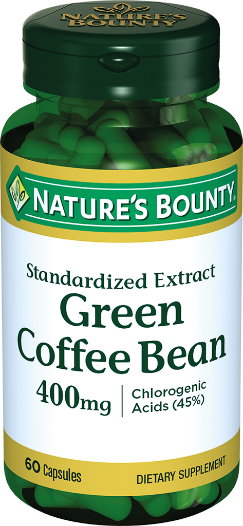 фото упаковки Natures Bounty Зеленые кофейные зерна 400 мг