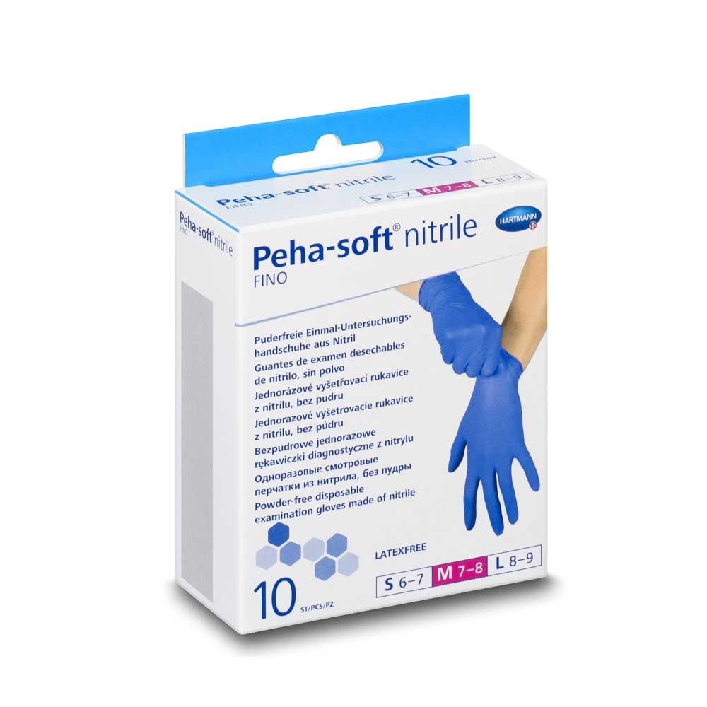 фото упаковки Peha-Soft Nitrile Fino Перчатки медицинские