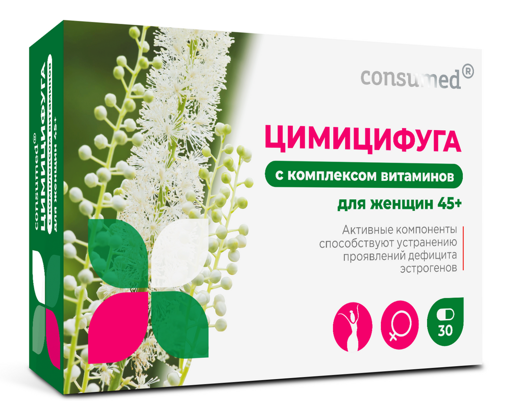 фото упаковки Consumed Цимицифуга с комплексом витаминов