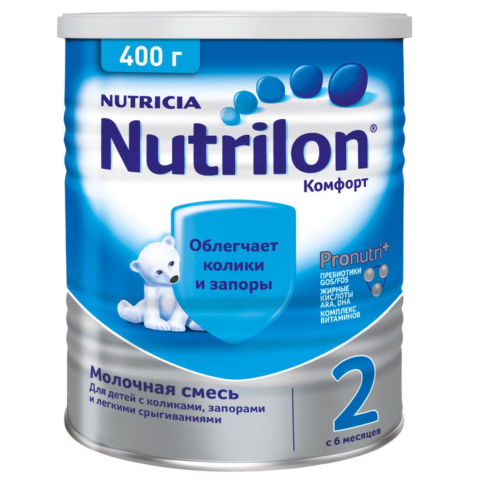 Nutrilon 2 Комфорт, смесь молочная сухая, 400 г, 1 шт.