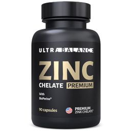 UltraBalance Витамины Цинк хелат Zinc хелатный комплекс для взрослых женщин мужчин
