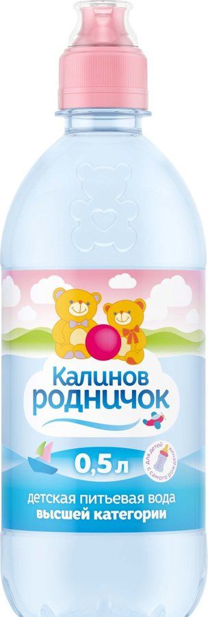 Калинов родничок Вода Питьевая детская, 0.5 л, 1 шт.