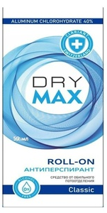 Dry Max Средство от обильного потоотделения Classic, дезодорант-ролик, 50 мл, 1 шт.