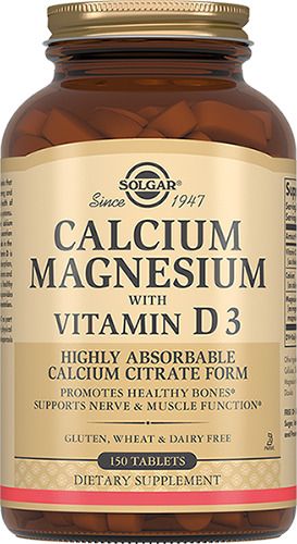 Solgar Кальций-Магний с витамином D3, таблетки, 150 шт.