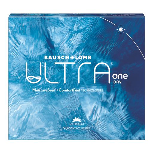 Ultra One Day Мягкие контактные линзы, -0.75, 8.6, 90 шт.