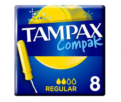 Tampax Compak regular тампоны с аппликатором, 8 шт.