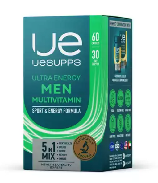 UESUPPS Ultra Energy Мен Мультивитамин, таблетки, 60 шт.