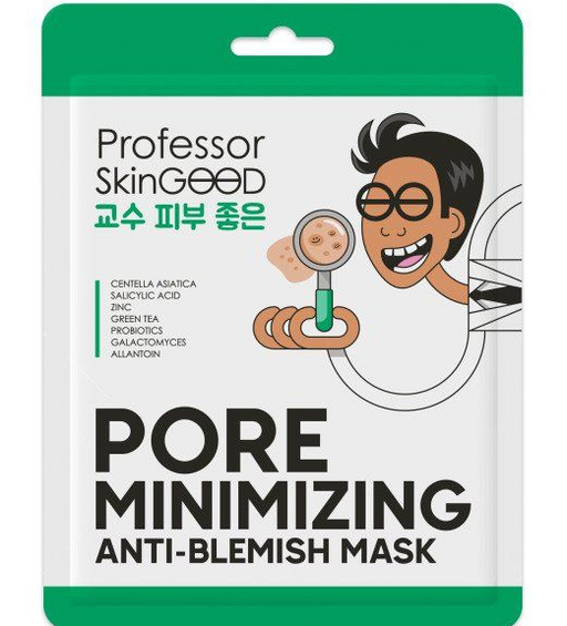 Professor SkinGood Маска для лица, тканевая маска для лица, для проблемной кожи, 30 мл, 1 шт.