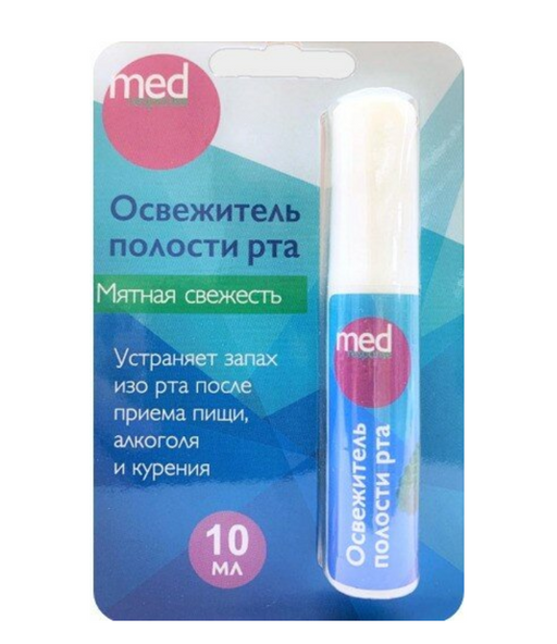 Medresponse Спрей для полости рта, спрей, мятная свежесть, 10 мл, 1 шт.