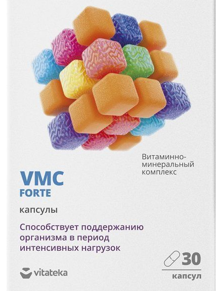 Витатека VMC Forte Витаминно-минеральный комплекс, капсулы, 30 шт.