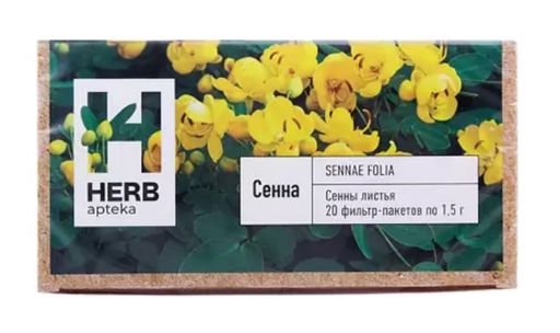 Herb Сенны листья, фиточай, 1.5 г, 20 шт.