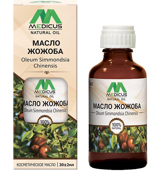 Medicus Natural oil Масло косметическое жожоба, масло косметическое, 30 мл, 1 шт.