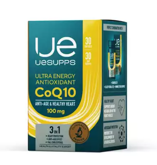UESUPPS Ultra Energy Антиоксидант Коэнзим Q10, капсулы, 30 шт.