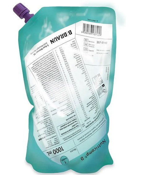 Нутрикомп Диабет Ликвид, смесь для энтерального питания, нейтральный, 1 л, 1 шт.